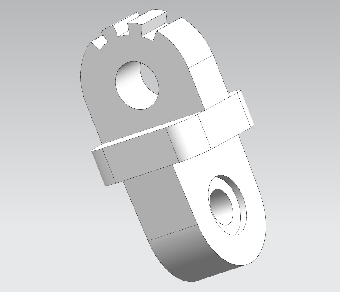 UG设计案例2：机械连接件
